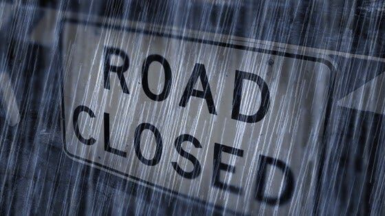 UPDATE: Road closures following overnight flooding, severe storms in the Tennessee Valley